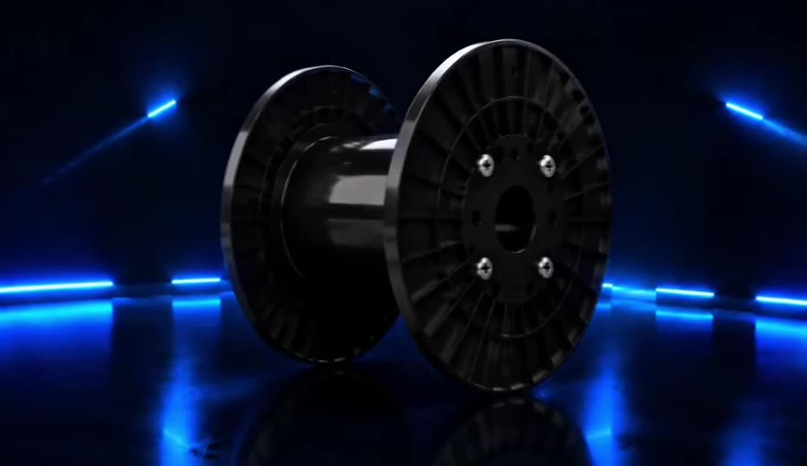 Plastic spool production and export