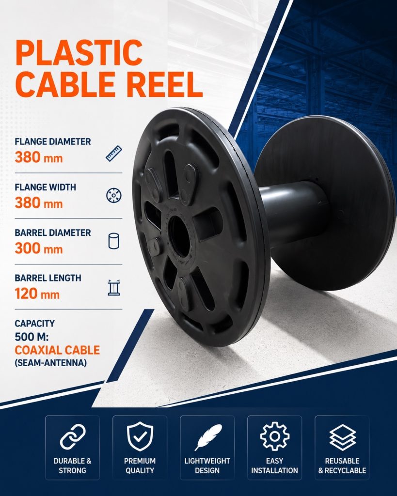 Plastic Cable Reel 380 mm – Coaxial Cable